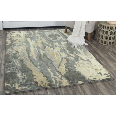 Wool Abstract Indoor Rug
