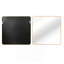 Miroir carré mural en métal pour salle de bain.-442817670-442817688-442817694