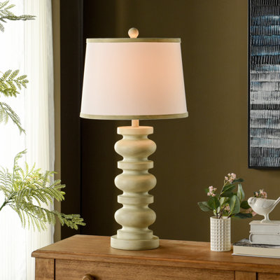 Lampe de table Abbott - abat-jour blanc