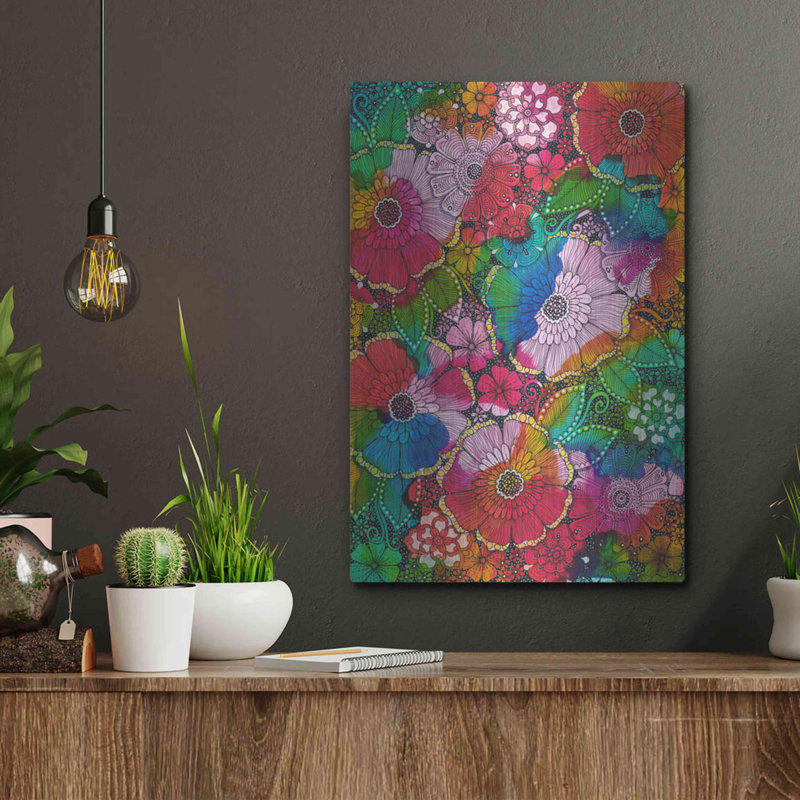«My Rainbow Garden» par Hello Angel, H 16 po x l 12 po 