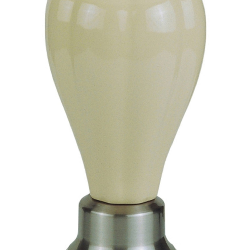 Lampe de table 1pc Elegant Crafted, Ivoire ivoire, Blanc
