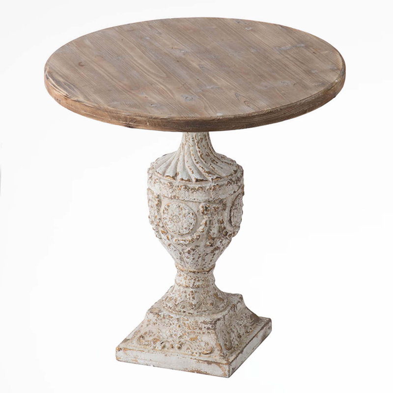 Isom Pedestal End Table
