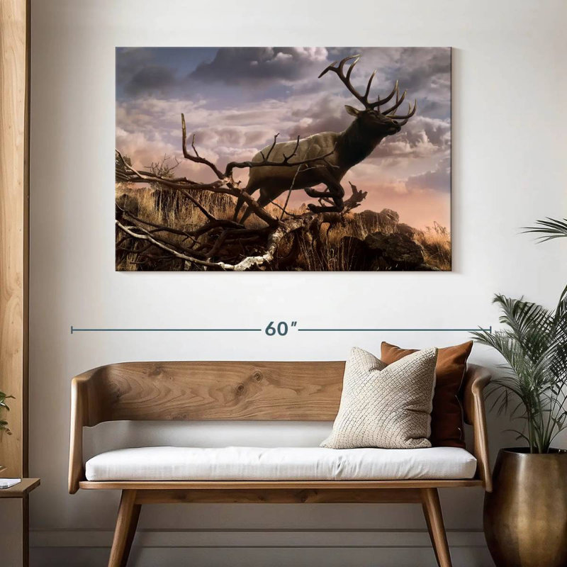 Brampt Elk Adventure, 32" H x 48" W