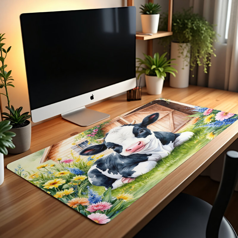 Polyester Desk Pad, 14.4x12.1
