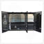 Armoire de salle de bain 53 pouces noir mat avec miroir et lumière DEL-129202628