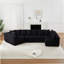 Boneless Extra-Large L-Shaped Modular Deep-Seat Sectional Sofa With Recliner And Pillows, No Assembly Needed.-1421782770