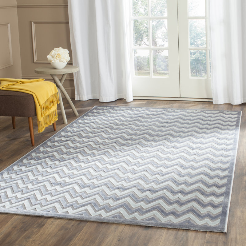 Drew Performance Chevron Rug, Rectangle 8' x 10'