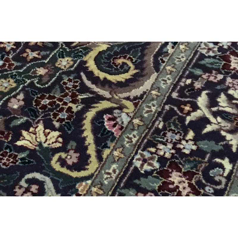 One-of-a-Kind 2'6" X 12' Runner Wool Area Rug in Black