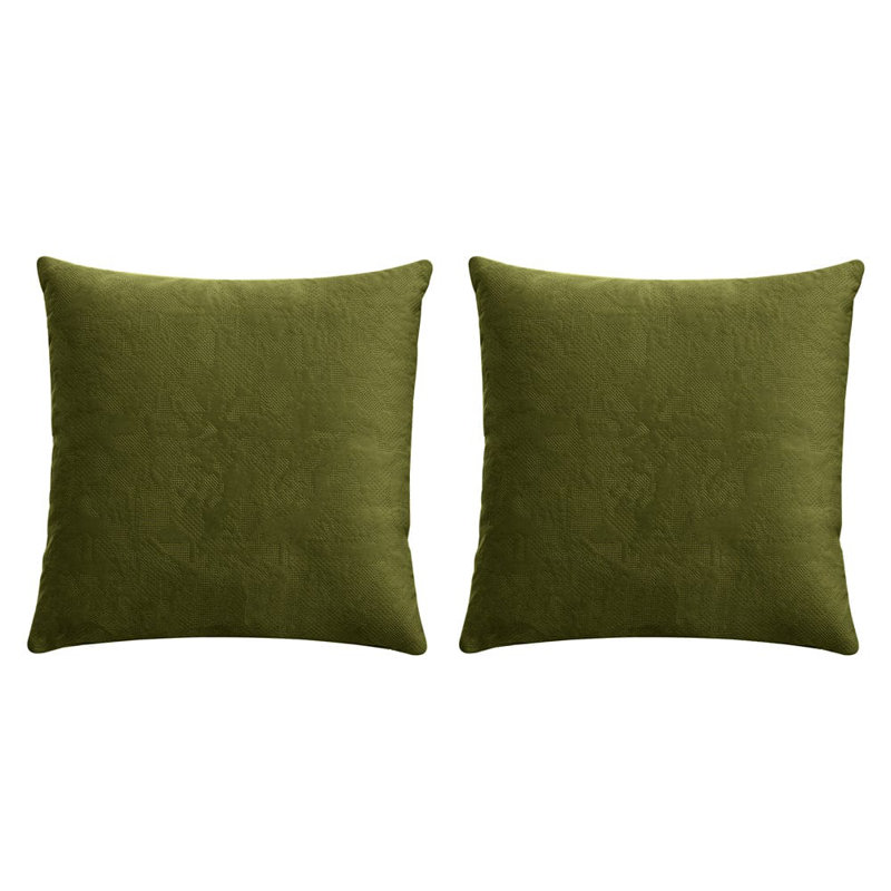 Square Cushion, Olive Green