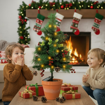 60cm H Artificial Pine Christmas Tree