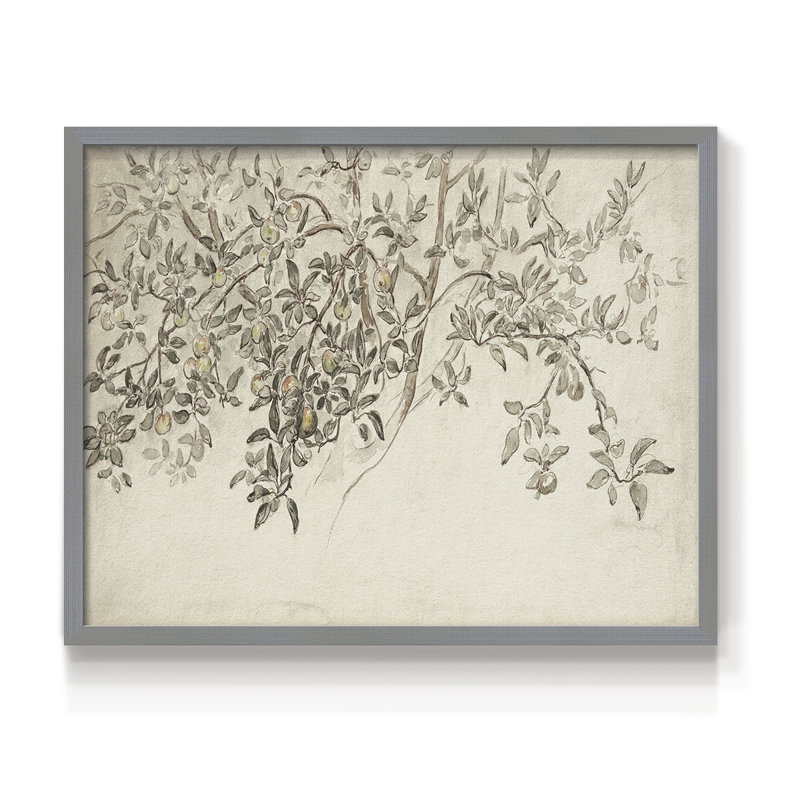 Croquis rétro - XLV III - Reproduction encadrée - Restickable, H 11 po x l 14 po, Gris