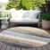 Machine Washable Indoor/Outdoor Xhevrie Gold Rug