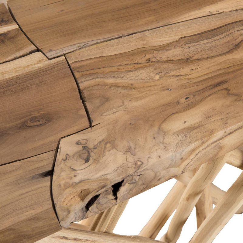 Burnt Store Marina 120cm Solid Wood Console Table