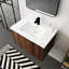 Soft Close Doors Bathroom Vanity With Sink,30 Inch For Small Bathroom,30X18