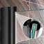 Porte de douche pivotante avec cadre et porte de douche en verre pivotante simple