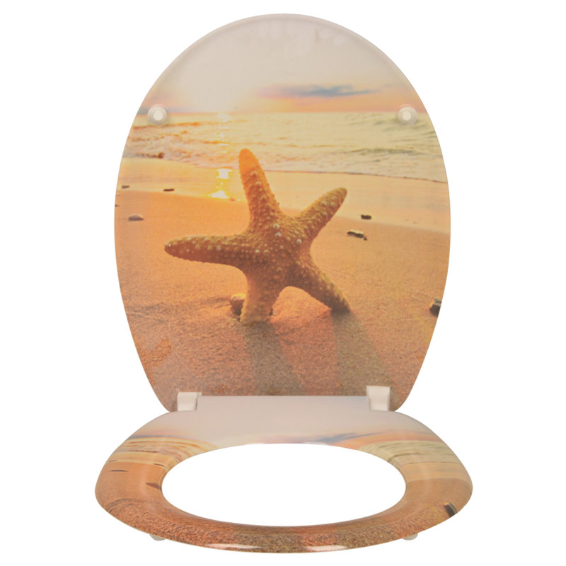 Sunset Thermoset Soft Close Elongated Toilet Seat