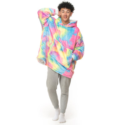 Berky Hoodie Rainbow Blanket