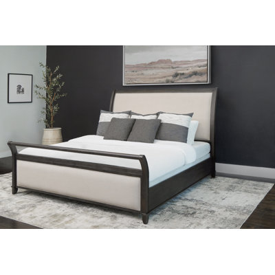 Hammie Upholstered Sleigh Bed