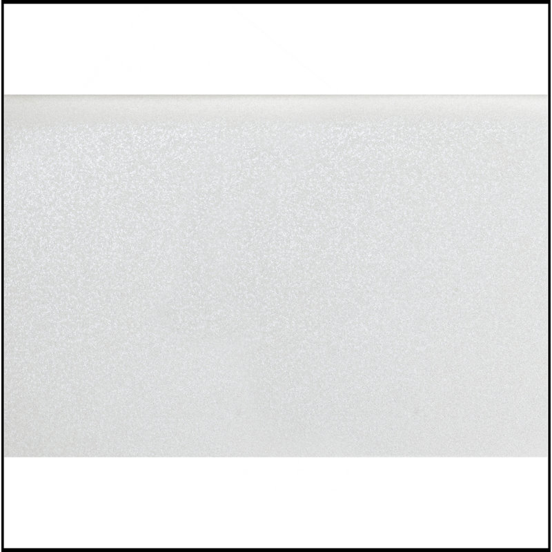 Meuble de lit tapissier blanc à finition ultrabrillante blanche, Grand lit