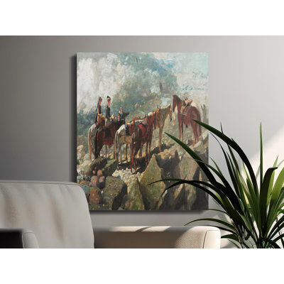 Gonzalas 1 Piece Wrapped Canvas Wall Art Set
