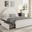 Base de lit tapissier avec 2 tiroirs de rangement Modern - Boucle Modern-92389903-92389900