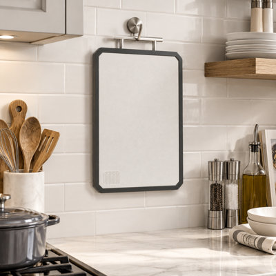 Grande planche à découper en titane double face pour la cuisine, planche à découper réversible en titane pur et paille de blé 2-en-1 PP, planche de préparation des aliments facile à nettoyer allant au lave-vaisselle