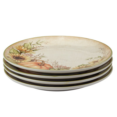 Ensemble de 4 assiettes Autumn Breeze