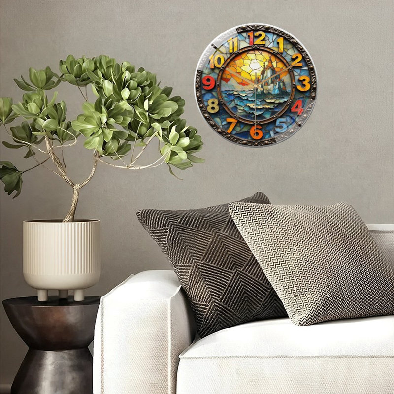 Horloge murale 12 po