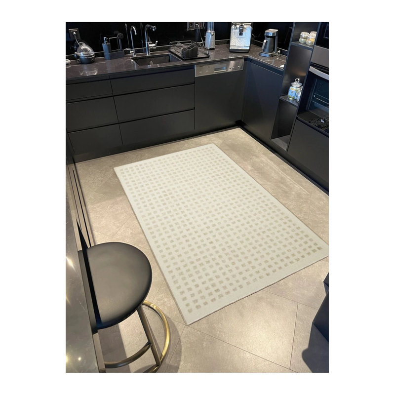 Tapis décoratif géométrique Cube, Rectangle 2 pi 4 po x 4 pi