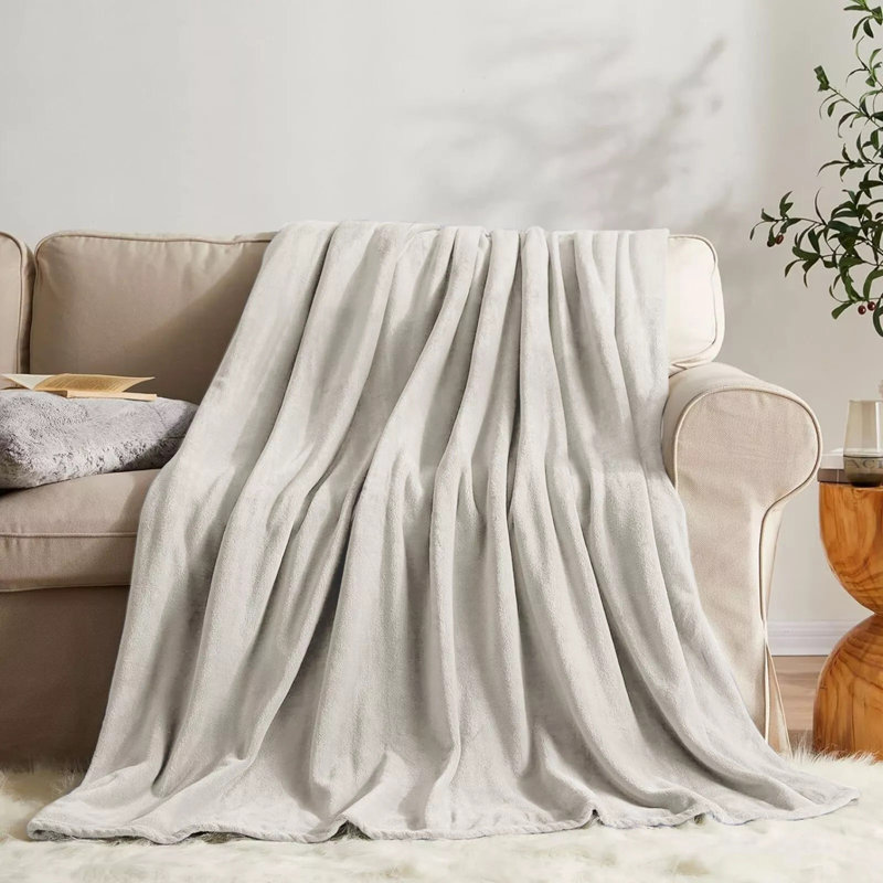 Fairmont Park Throw, 240cm W x 270cm L, Mink