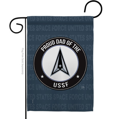 Proud Dad Double Sided Polyester 19'' x 13'' Garden Flag
