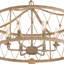 Lustre tambour 6 lumières de style bougie Kadil