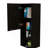 Medicine Cabinet Hazelton, Two Interior Shelves, Black Wengue Finish-164596306