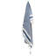 Jeté 50 x 60 po rayé bleu Brighton, paquet de 2-122123164