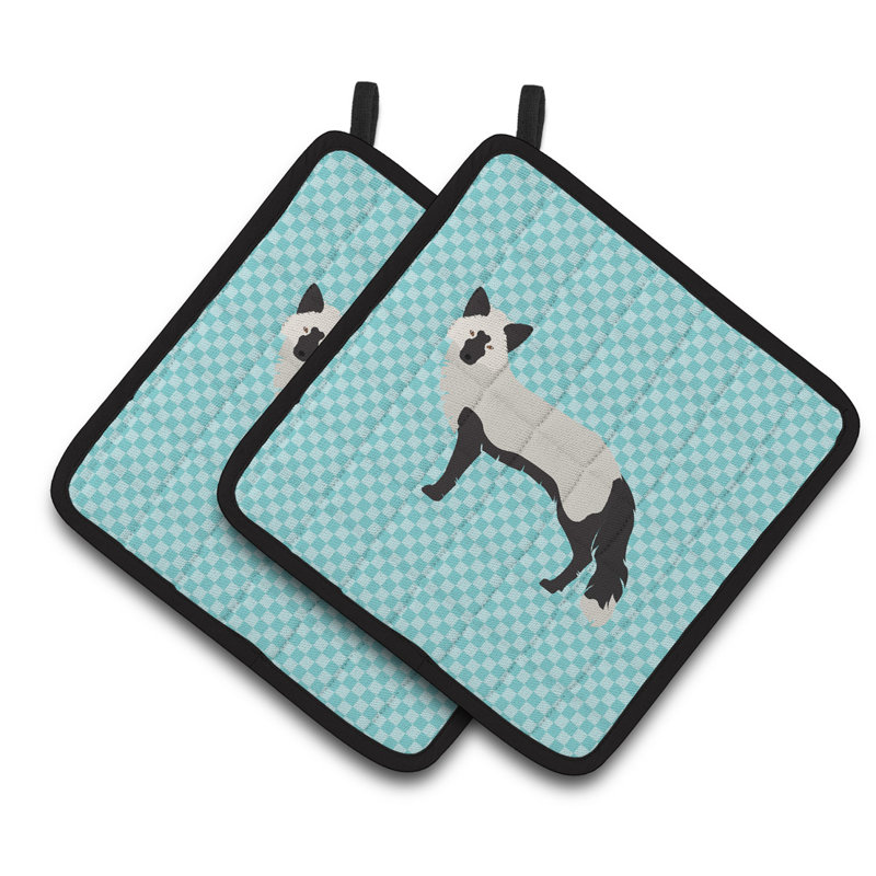 Cuisinier poignée à damier de renard caroline