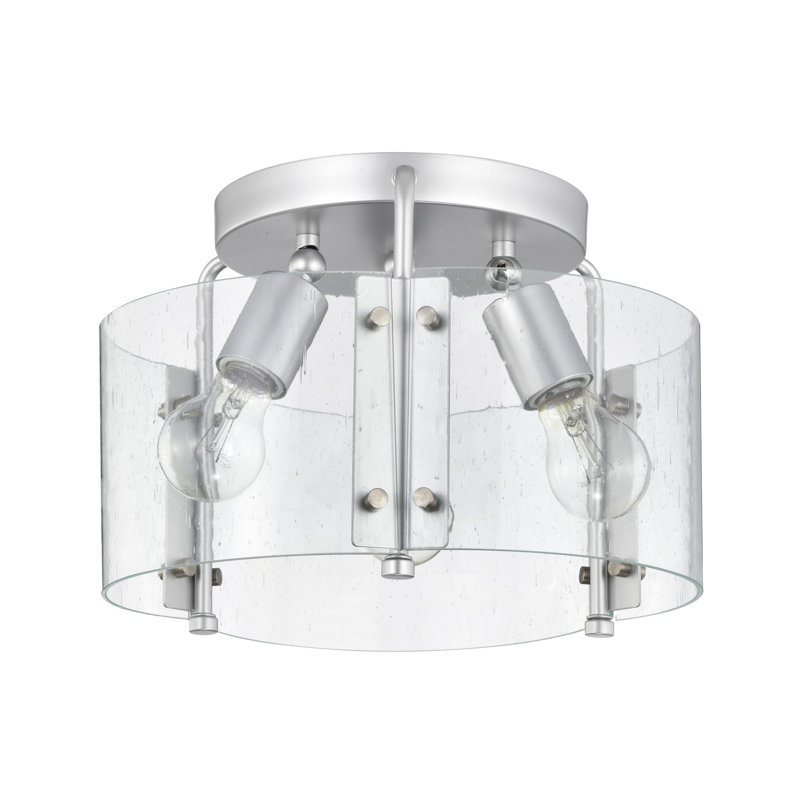 Glass Semi Flush Mount