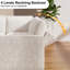 Canapé-lit modulaire de 102 po avec lit escamotable / dossier inclinable / ports USB / table / éclairage à DEL / siège de rangement, grand canapé modulaire en U à 8 places, assemblage sans outil-2055885290