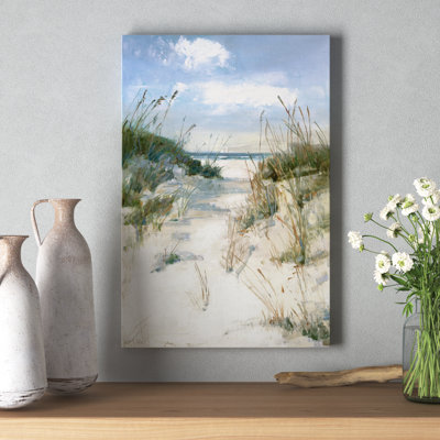 Dune vue - reproduction de photo sur toile tendue
