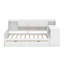 Lit de jour simple avec armoires et tiroirs-124640090