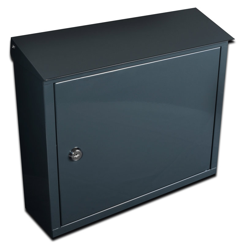Limones Steel Wall Mounted Post Box, Yes