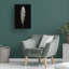Lakeira Black and White Pretty Feather - Photographie sur toile tendue-425331092