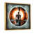 Gold Floater Framed