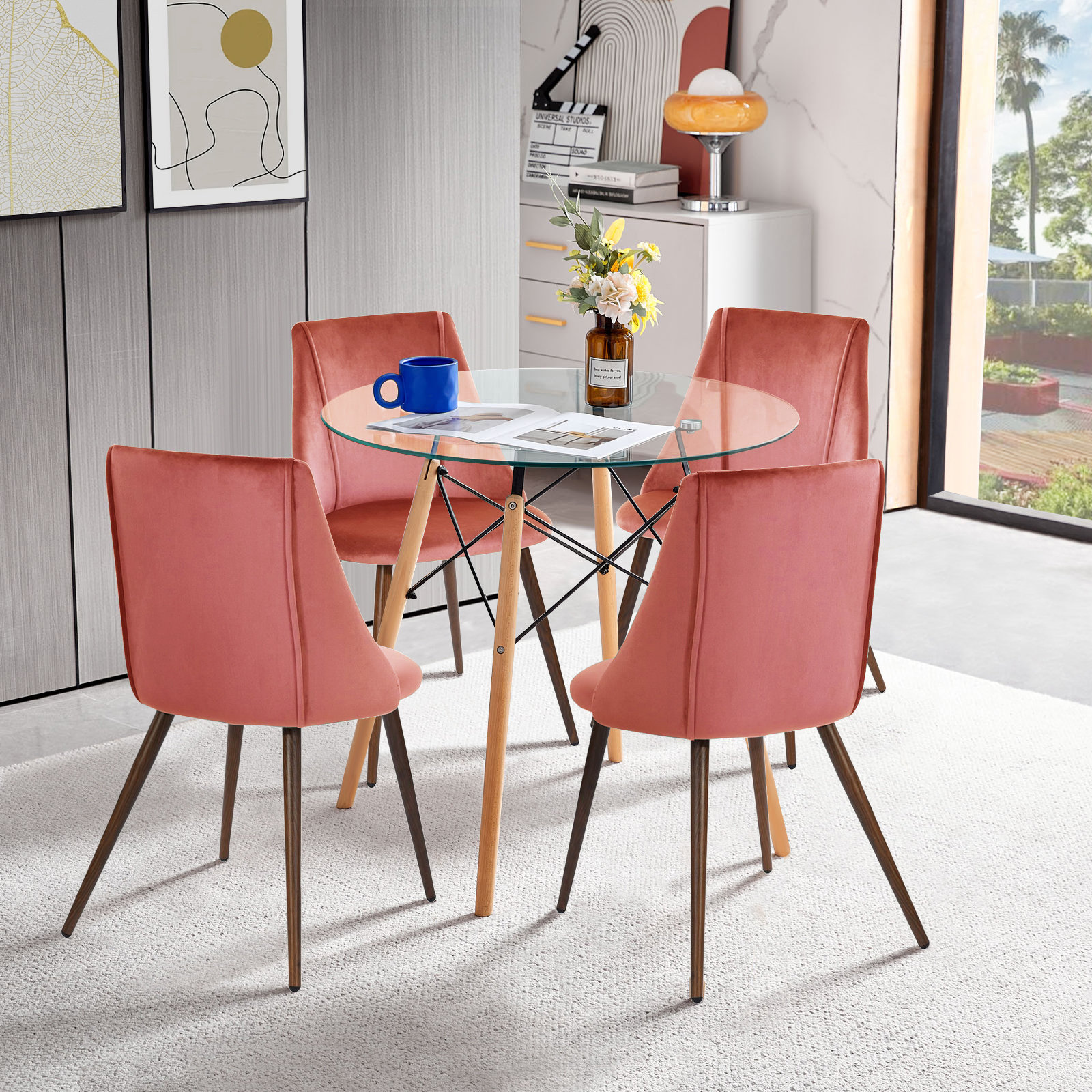 George Oliver 5 Piece Dining Set Wayfair