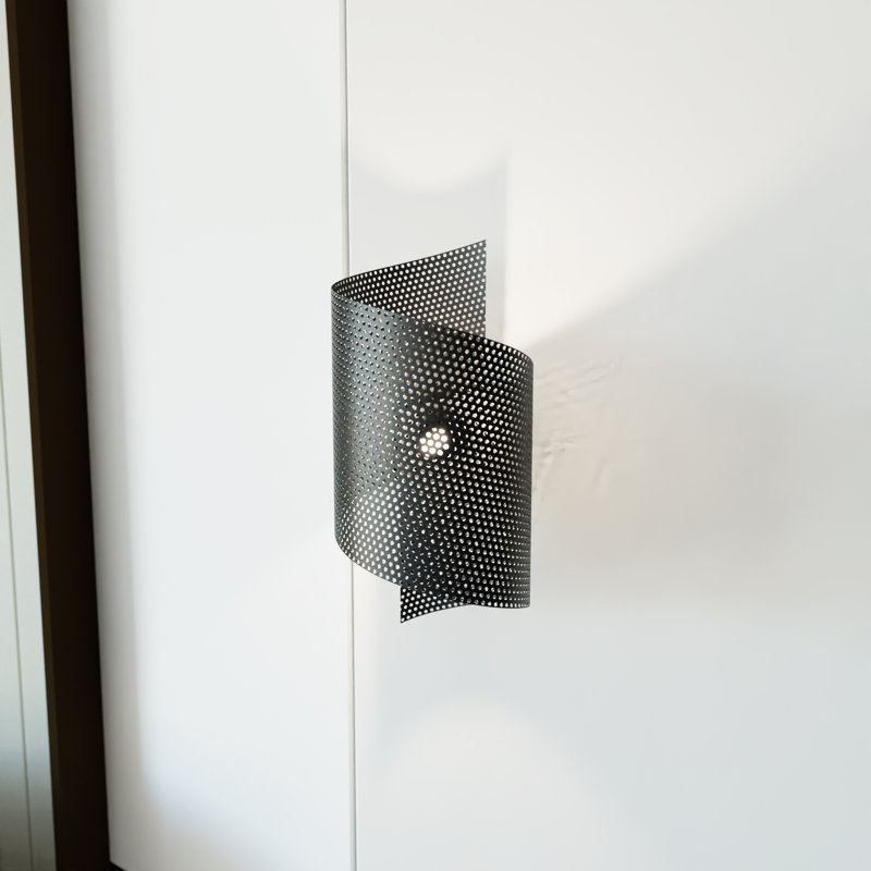 Chiharu Flush Mounted Sconce, Black
