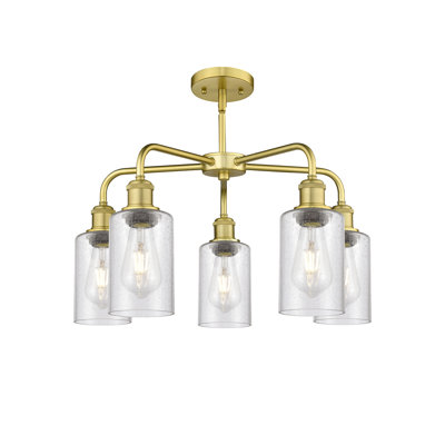 Lustre cylindrique à 5 lumières Ervine