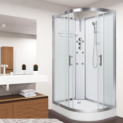 Vidalux 1200 x 800 Left Shower Cabin