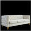 Canapé 3 places + canapé 2 places. VELOUR BEIGE