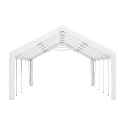 16X32ft Gazebo Party Tent - Heavy Duty, With Zipper Doors & 3 Storage Bags For Commercial Occasions Large Shelter Blocking, Sidewalls Outdoor Gatherings