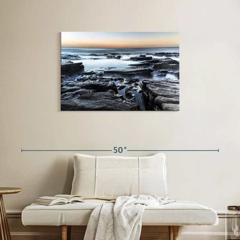 Plage rocheuse Gillard Miramar, H 24 po x l 36 po