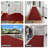 Runner Rug Hallway Non Slip Rubber Back Custom Size As Carpet Doormat Throw Rug Red Striped-1941431036